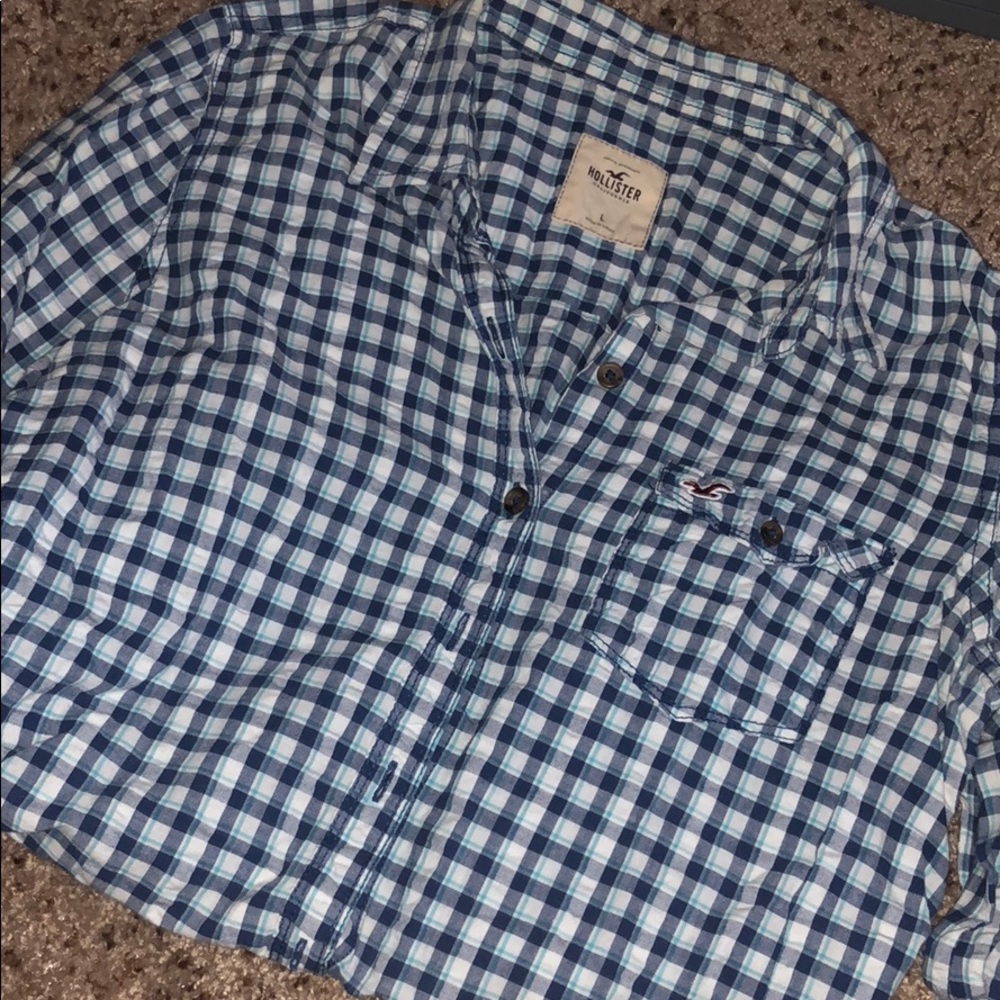 Hollister long sleeved flannel